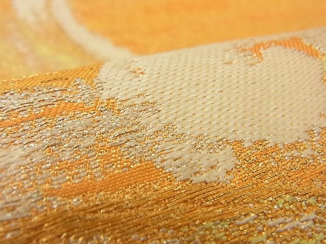 平和屋着物■六通柄袋帯 立波文 金銀糸 逸品 n-by2424