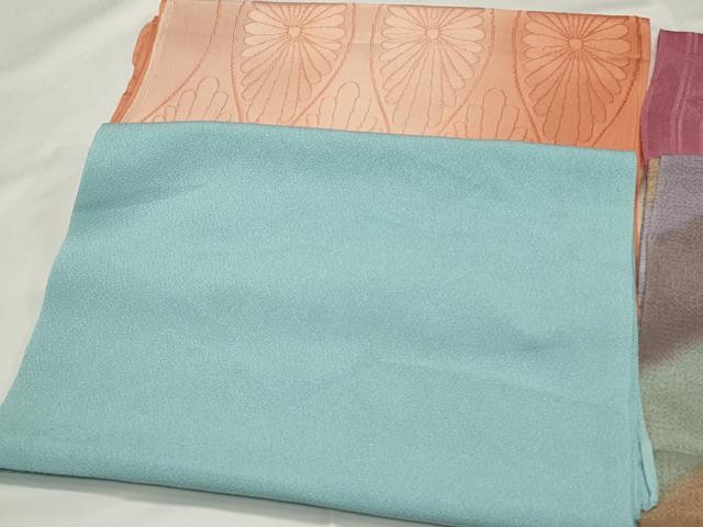 平和屋着物★和装小物 上質な帯揚げ10枚 丹後ちりめん 礼装用 松皮菱唐草文 立涌花文 金糸 金彩 逸品 CAAI9941qe