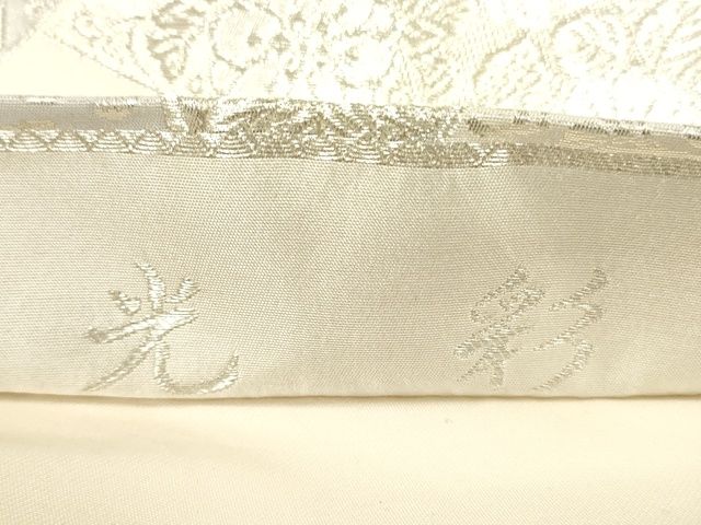 平和屋着物●六通柄袋帯 唐織 光彩 金銀糸 逸品 CAAJ0205eg