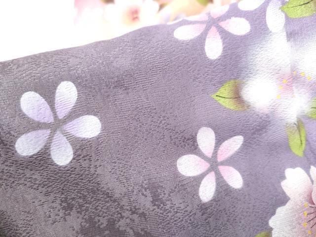 平和屋着物●豪華振袖 流水舞花文 暈し染め 正絹 逸品 CAAJ2380hy