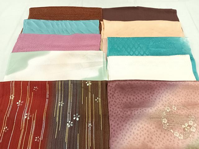 平和屋着物★和装小物 上質な帯揚げ 10枚セット 逸品 CAAK2727xe