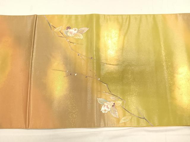 平和屋着物◎六通太鼓柄袋帯 清楚 箔百選 正絹 逸品 CAAL2465ua
