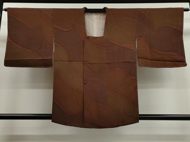 平和屋着物■道行コート 吉祥文 正絹 逸品 未使用 CAAL4035dy