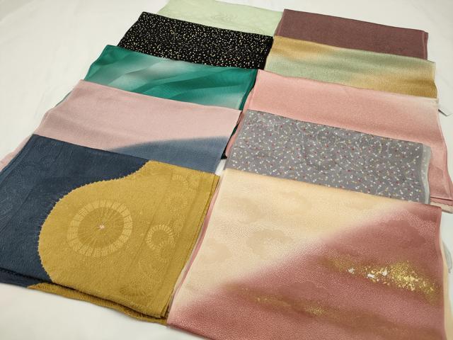 平和屋着物★和装小物 上質な帯揚げ 10枚セット 逸品 CAAM5275qe