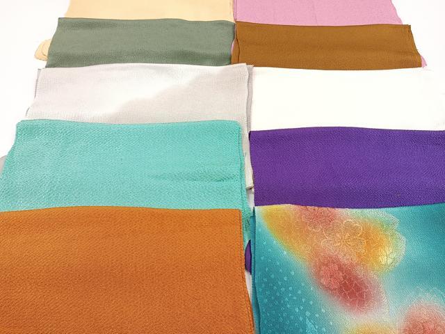 平和屋着物★和装小物 上質な帯揚げ 10枚セット 逸品 CAAN0812xi