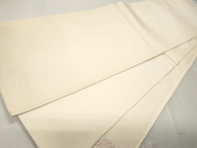 平和屋着物■太鼓柄袋帯 総刺繍 吉祥花文 正絹 逸品 CAAO0946ch