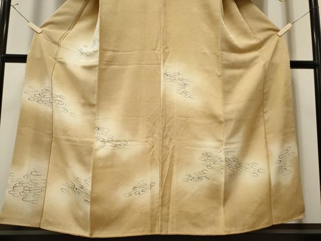 平和屋着物■訪問着 抽象文様 暈し染め 正絹 逸品 CAAO1746ou