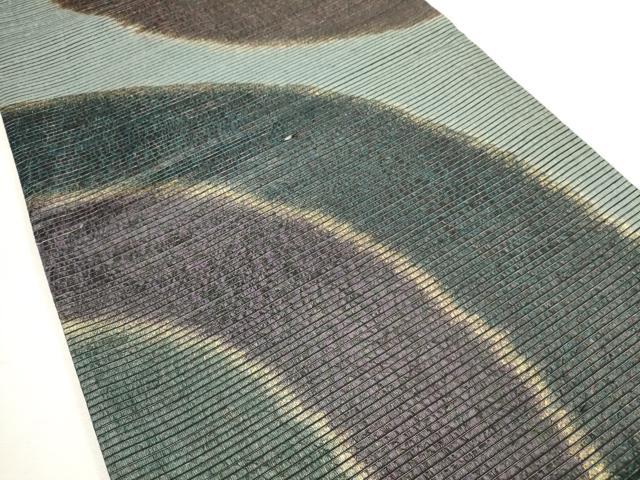 平和屋着物■六通柄袋帯 手引箔 いろどり 正絹 逸品 CAAO2524ak