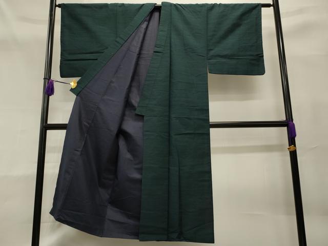 平和屋着物■男性 紬 アンサンブル 霞文 正絹 逸品 CAAO8474id