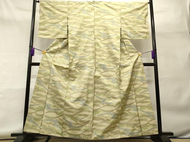 平和屋着物■本場大島紬 7マルキ 風景文 正絹 逸品 CAAO8481id