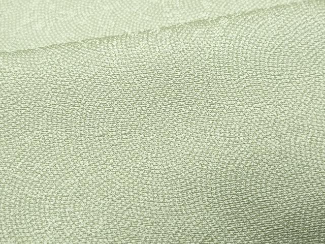 平和屋着物▽江戸小紋 単衣 鮫小紋柄 柳茶色 正絹 逸品 CAAP6373vf