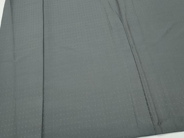 平和屋着物▽上質な色無地 単衣 消炭色 正絹 逸品 CAAQ0020vf
