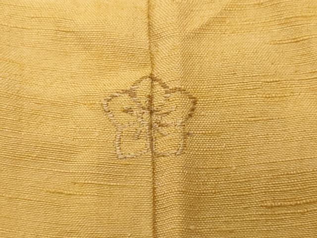 平和屋着物▽上質な紬 単衣 色無地 芝翫茶色 正絹 逸品 CAAQ0065vf
