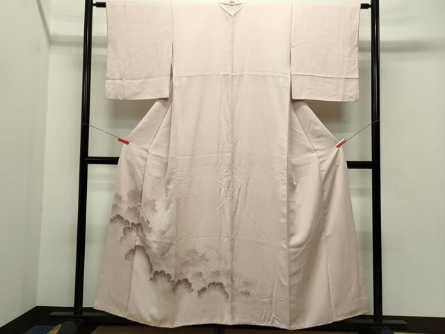 平和屋着物■色留訪問着 草木地紋 暈し染め 正絹 逸品 CAAQ6209ze