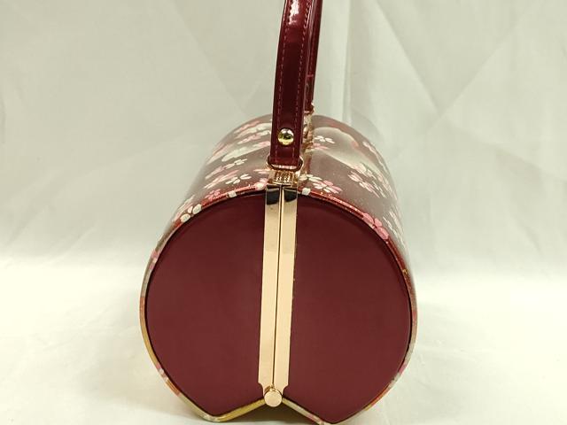 平和屋着物●和装小物 和装バッグ ハンドバッグ 舞桜文 金彩 振袖 逸品 CAAQ8101ju