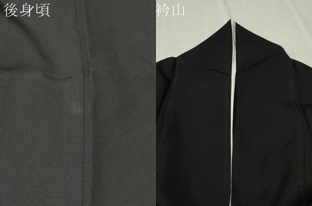 平和屋着物●豪華黒留袖 駒刺繍 枝松文 暈し染め 金彩 正絹 逸品 CAAQ9476th