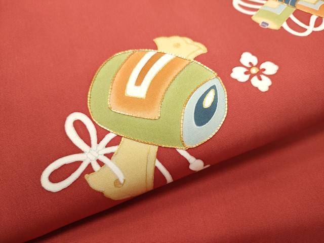 平和屋着物●塩瀬 九寸名古屋帯 駒刺繍 宝尽くし文 金彩 正絹 逸品 CAAR1357hy