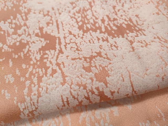 平和屋着物▽上質な小紋 単衣 霞文 正絹 逸品 CAAR4841ut
