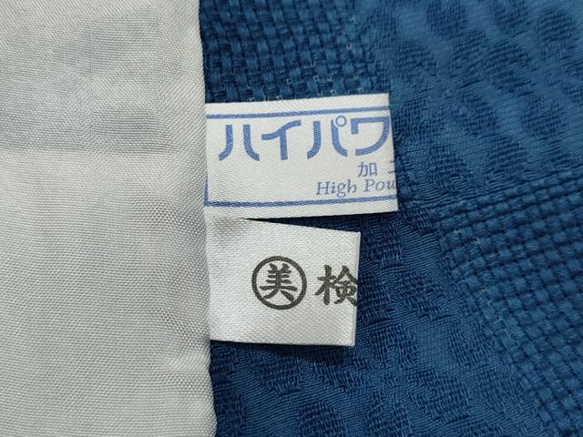 平和屋着物▽十代目 歌舞伎役者 坂東三津五郎 小紋 単衣 草花格子柄 正絹 逸品 CAAR5002ut
