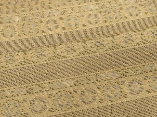 平和屋着物●本場大島紬 吉祥草花間道 正絹 逸品 CAAR6473ze