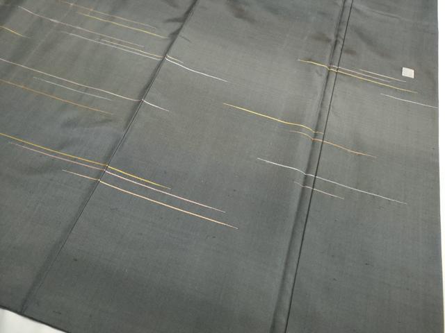 平和屋着物●訪問着 作家物 紬地 霞吉祥文 正絹 逸品 CAAR6509ze