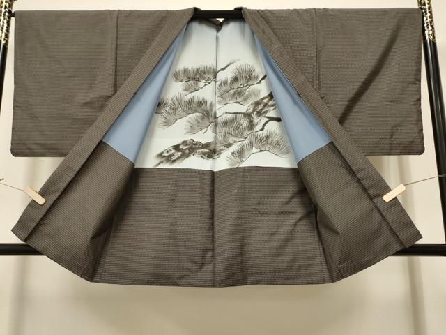 平和屋着物●男性 本場大島紬 アンサンブル 吉祥文 正絹 逸品 CAAR7821hy