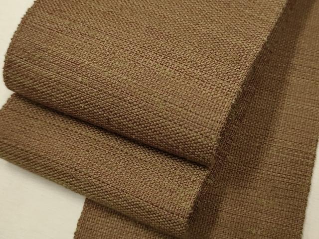平和屋着物●男性 本場筑前博多織 角帯 紬地 霞文 正絹 逸品 CAAR7928hy