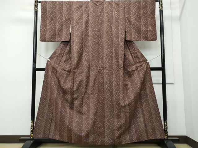 平和屋着物●上質な紬 舞桜 正絹 逸品 CAAR8051vf