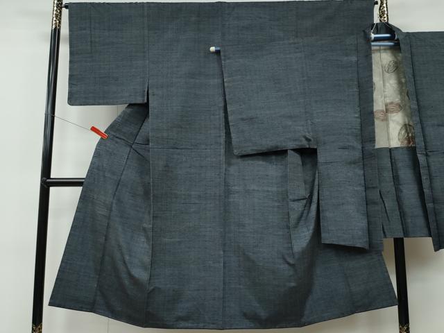 平和屋着物●男性 紬 アンサンブル 霞文 正絹 逸品 CAAR8112vf