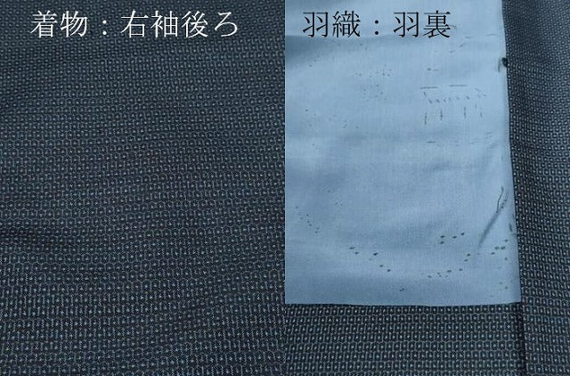 平和屋着物●男性 本場大島紬 アンサンブル 100亀甲 総詰め 正絹 逸品 CAAR8118vf