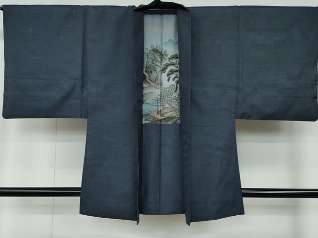 平和屋着物●男性 本場大島紬 アンサンブル 100亀甲 総詰め 正絹 逸品 CAAR8118vf