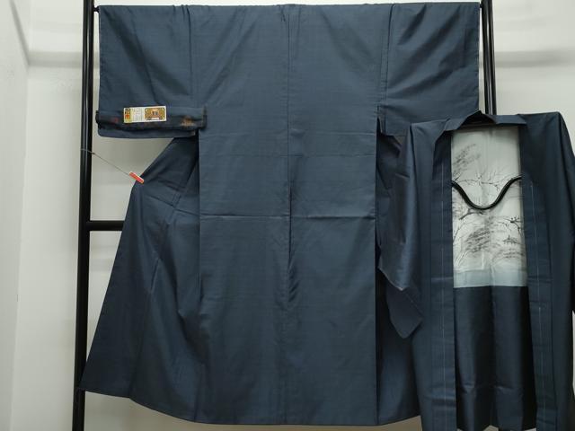 平和屋着物○男性 本場大島紬 アンサンブル 岡平良作 100亀甲 総
