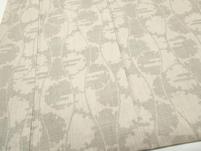 平和屋着物●結城紬 100亀甲 雪輪吉祥文 正絹 逸品 CAAR8351vf