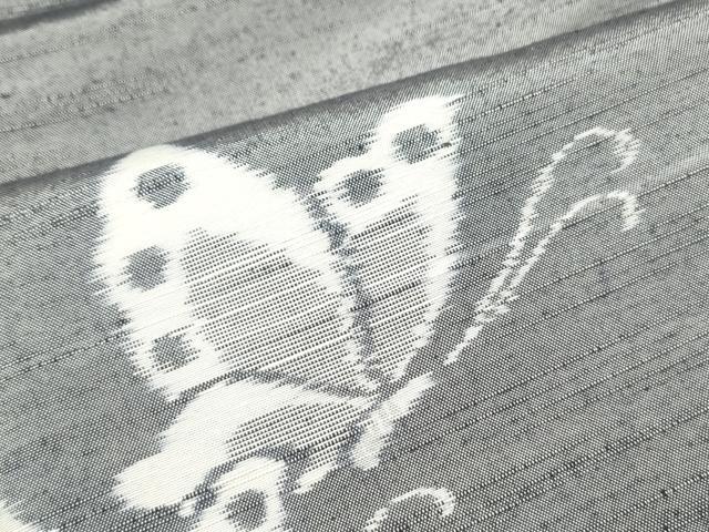 平和屋着物●上質な紬 舞蝶文 正絹 逸品 CAAS0001th
