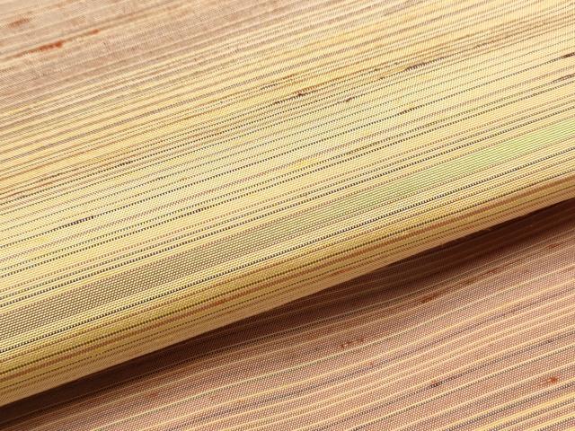 平和屋着物●上質な紬 横段文 正絹 逸品 CAAS0011th