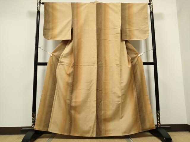 平和屋着物●上質な紬 間道 正絹 逸品 CAAS0015th