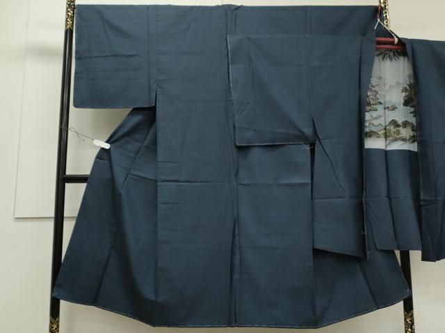 平和屋着物●男性 本場大島紬 アンサンブル 100亀甲 総詰め 正絹 逸品 未使用 CAAS0124th