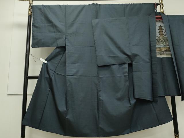 平和屋着物●男性 本場大島紬 アンサンブル 100亀甲 総詰め 正絹 逸品 CAAS0125th