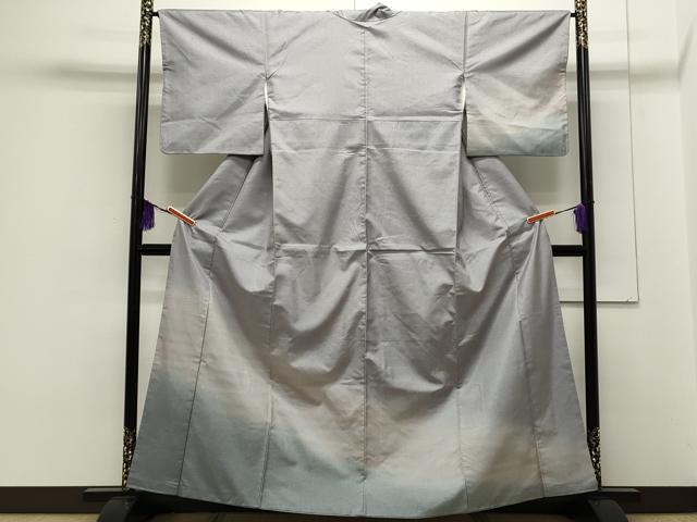 平和屋着物●訪問着 本場染大島紬 霞文 正絹 逸品 CAAS0219th