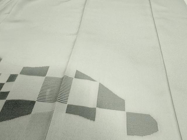 平和屋着物●訪問着 モール織 色紙重ね吉祥文 暈し染め まるやま扱い 正絹 逸品 CAAS0223th