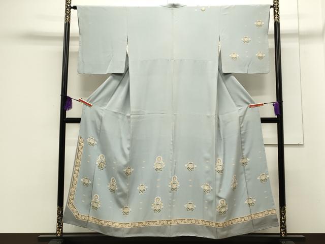 平和屋着物●訪問着 刺繍 吉祥花文 正絹 逸品 CAAS0225th