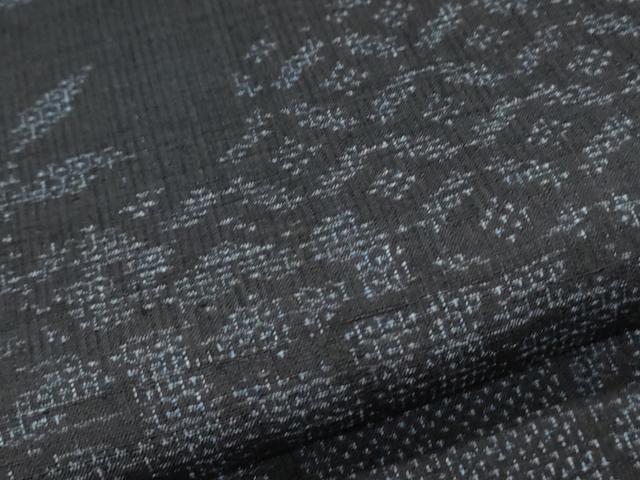 平和屋着物●結城紬 80亀甲 雲重ね吉祥花文 正絹 逸品 CAAS0249th
