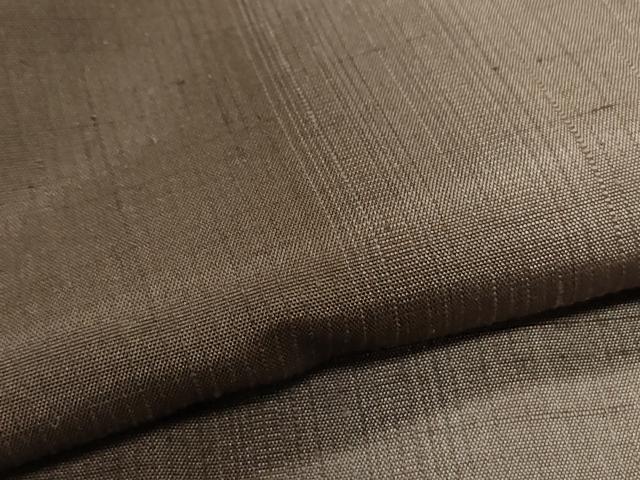 平和屋着物●上質な紬 間道 嵯峨ぼかし 反端付き 正絹 逸品 CAAS0253th