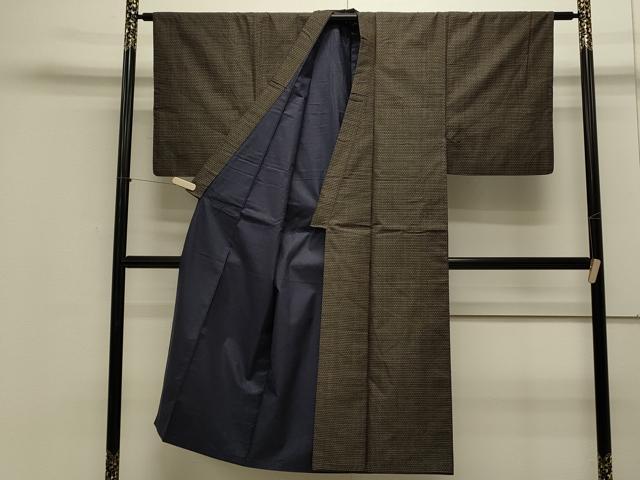 平和屋着物●男性 本場大島紬 アンサンブル 吉祥文 正絹 逸品 CAAS0265th