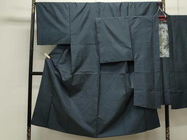平和屋着物●男性 本場大島紬 アンサンブル 100亀甲 総詰め 正絹 逸品 CAAS0268th