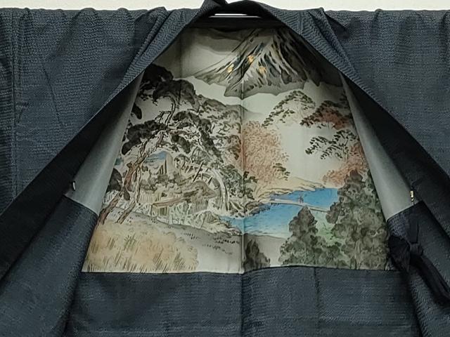 平和屋着物●男性 本場大島紬 アンサンブル 100亀甲 総詰め 正絹 逸品 CAAS0281th