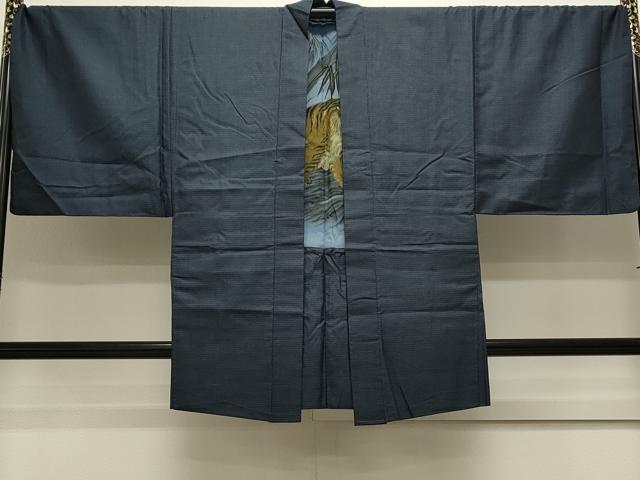 平和屋着物●男性 大島紬 アンサンブル 100亀甲 証紙付き 正絹 逸品 CAAS0291th