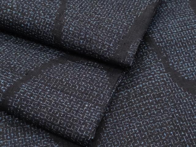 平和屋着物●本場結城紬 80亀甲 吉祥文 正絹 逸品 CAAS0343th