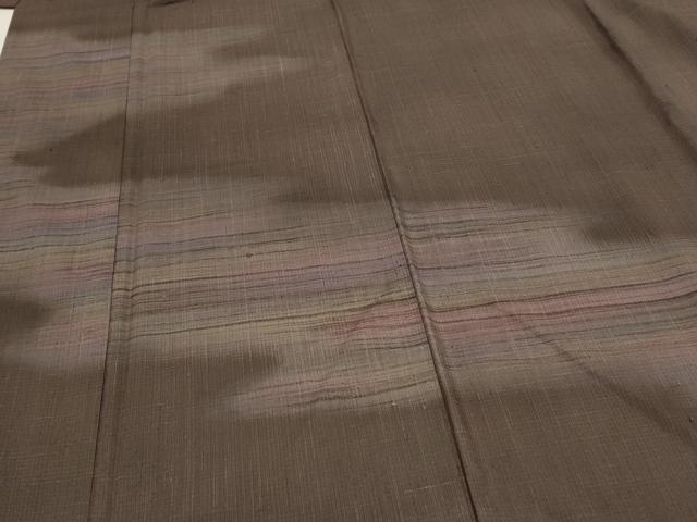 平和屋着物●染色家 岩浅公展 訪問着 紬地 霞文 正絹 逸品 CAAS0347th