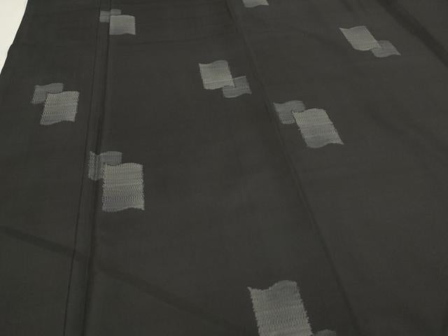 平和屋着物●本場大島紬 地空 瓦文 正絹 逸品 CAAS0351th